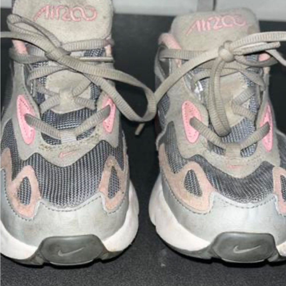 Nike Gray and Pink Sneakers with Cushioned Sole
